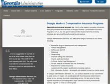 Tablet Screenshot of georgiaadministrativeservices.com